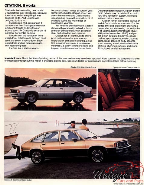 1981 Chevrolet Full-Line Brochure Page 4